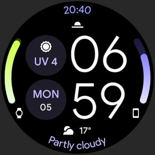 Material You 2: Watch Face Para Samsung Galaxy Watch E Ticwatch  Apps No Google Play